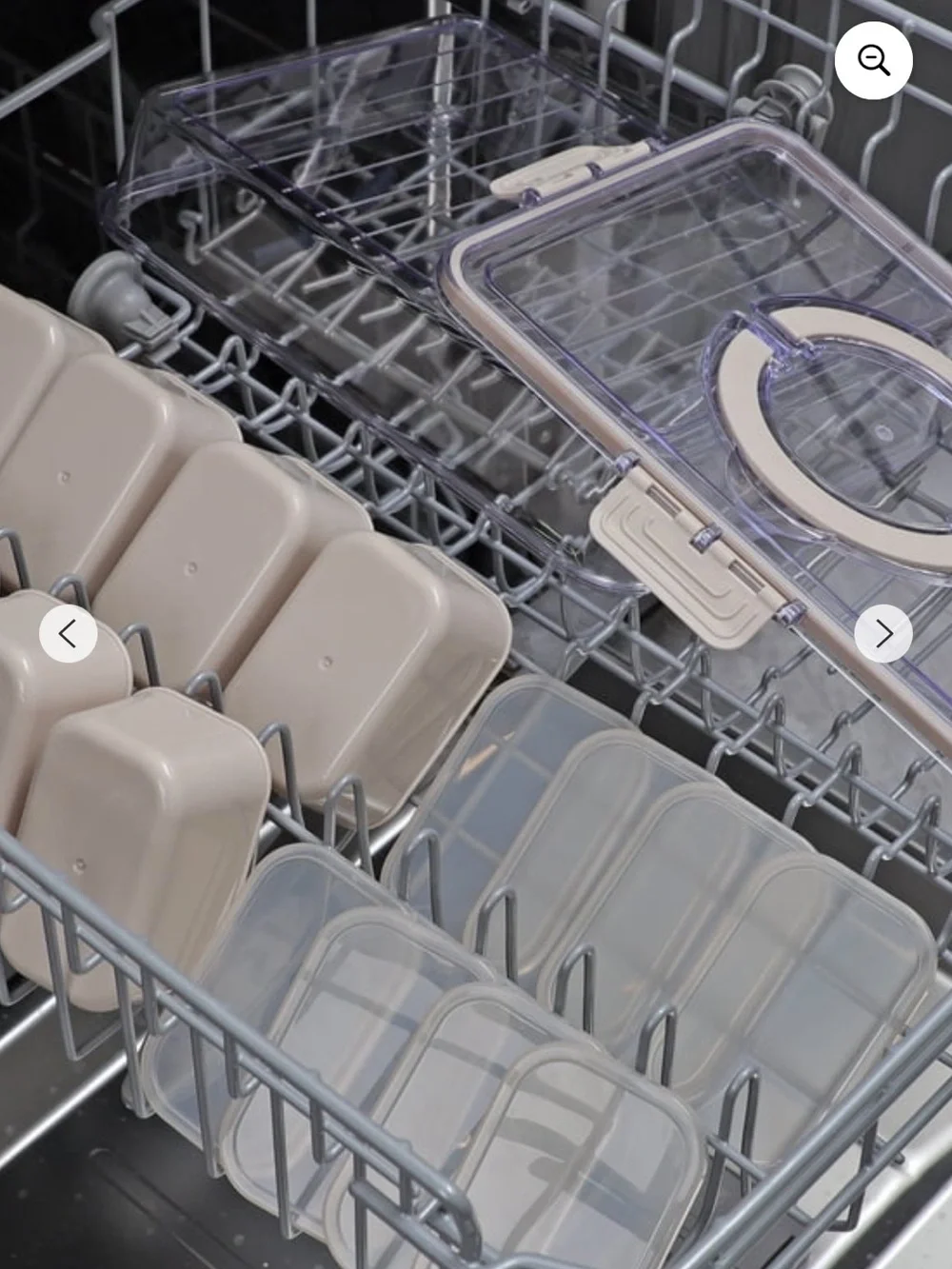 CWC on the go Snack Box - Clear Multi-Compartment Food Storage